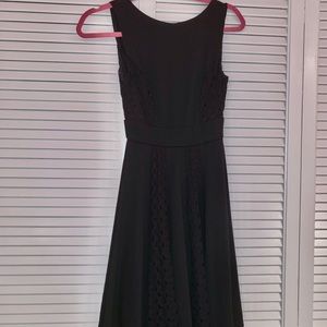 Black XS Lace Detail Dress